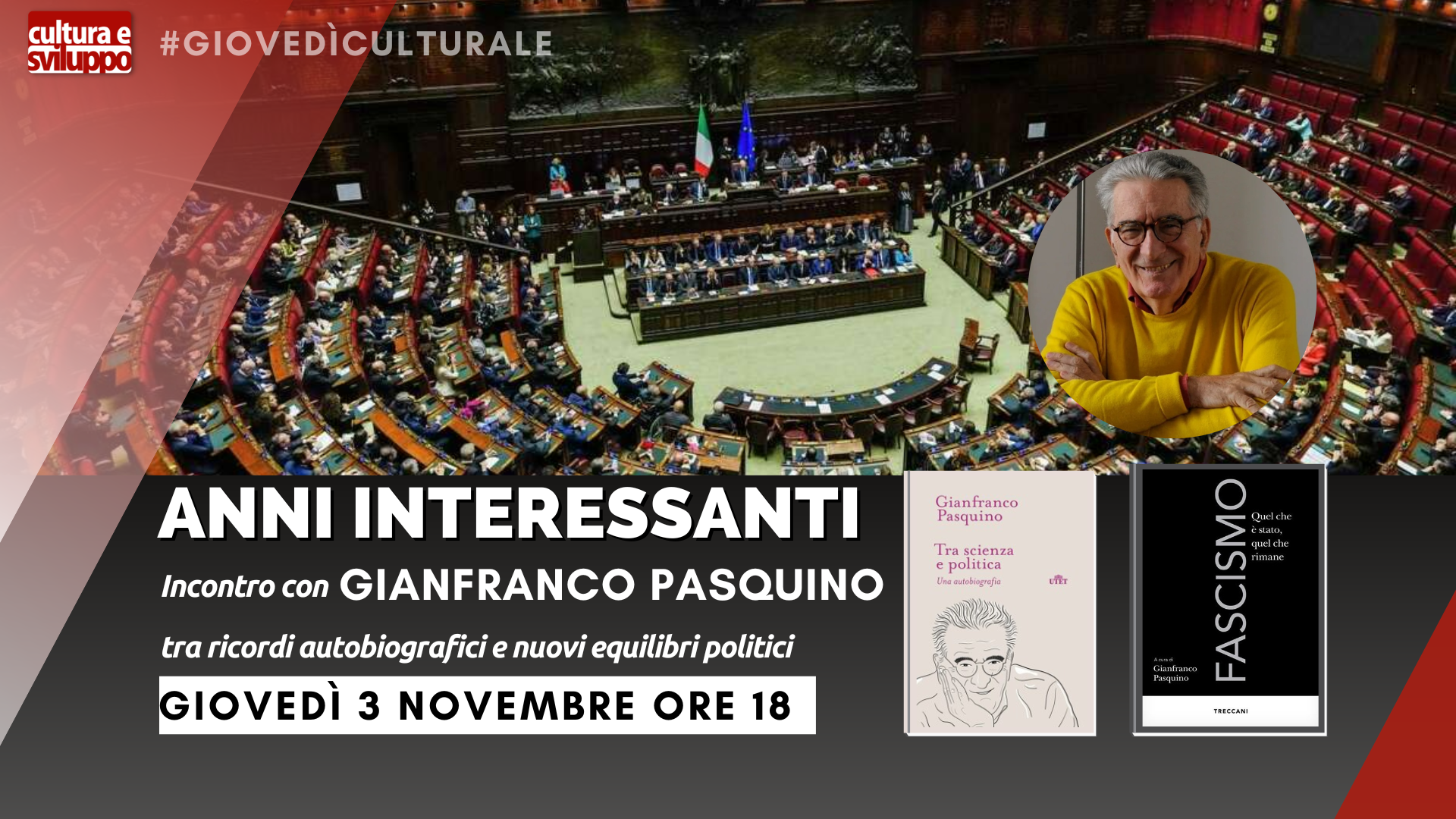 Anni interessanti: incontro con Gianfranco Pasquino tra ricordi autobiografici e nuovi equilibri politici